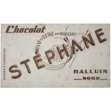 Buvard publicitaire. Chocolat Stéphane.