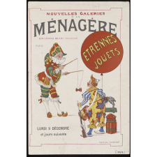 Nouvelles galeries A la Ménagère. Etrennes, jouets.