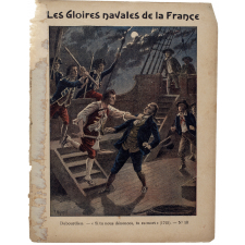 Dubourdieu - Si tu nous dénonces, tu es mort! (1796) - Les gloires navales de la France . N°10. 