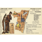 Émulsion Scott - Débilité générale, croissance, dentition, bronchite, rachitisme - Département du Bas-Rhin - 670.985 habitants - Chef-Lieu : Strasbourg - Sous-préfectures : Wissembourg, Haguenau, Saverne, Molsheim, Erstein, Sélestat.