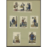 Série d'images de personnages. 