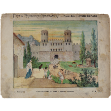 Fortifications de Rome-Enceinte d'Aurélien - Art et Histoire militaires-Première Série-Attaque des places. I. Antiquité. N°1. 