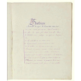 Cahier de composition.