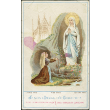 Image religieuse. Je suis l'Immaculée Conception. 