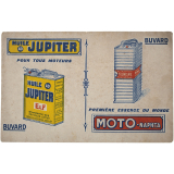 Buvard publicitaire. Huile Jupiter. Moto-Naphta.