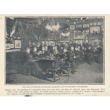 Une salle de réunion d'étudiants allemands dans une brasserie d'Heidelberg.