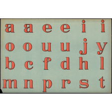 Alphabet calligraphié.