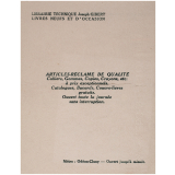 Buvard publicitaire. Librairie technique Joseph Gibert. 