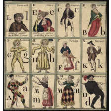 Alphabet des personnages de théâtre. 