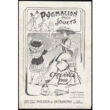 A Pygmalion, Paris. Jouets, étrennes 1909.