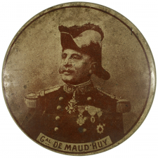 Boîte à l'effigie du général de Maud'hui.