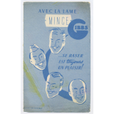 Buvard publicitaire. La lame mince Gibbs.