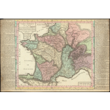 Carte Physique de la France. 