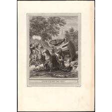 Fable de La Fontaine. Le Curé et le Mort. Fable CXXXV.