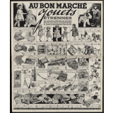 Au Bon Marché, Paris. Jouets, étrennes.
