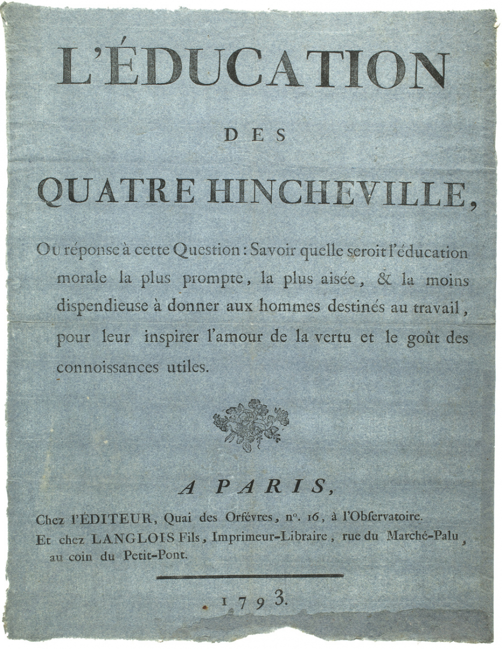 L'Education des Quatre Hincheville.