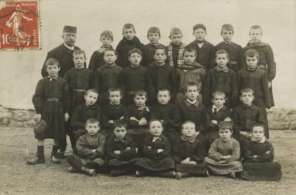Photo de classe. 