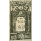 Hortus passionis Iesus Christi, per Arcolas distinctus.