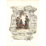 Armée française. Invalides et écoles. 1835.