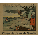 Cartes réclame. Phosphatine Falières. Locutions prroverbiales.