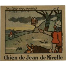 Cartes réclame. Phosphatine Falières. Locutions prroverbiales.