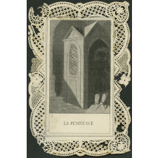 Image religieuse. La pénitence. 