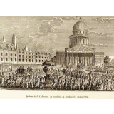 Apothéose de J. J. Rousseau. Sa translation au Panthéon (11 octobre 1794).
