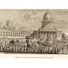 Apothéose de J. J. Rousseau. Sa translation au Panthéon (11 octobre 1794).