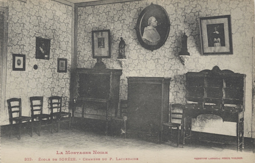 La Montagne Noire - 323 - Ecole de Sorèze - Chambre du P. Lacordaire.