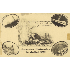Journées nationales de Juillet 1929 - Lorette - Douaumont - Dormans - Vieil Armand - Qu'ils reposent dans la gloire, ceux qui sont morts pour la Patrie.