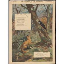 Le Renard et le Corbeau. (Fable de La Fontaine).