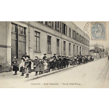 Argenteuil - Ecole Communale - Rue de l'Abbé Fleury.