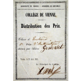 Ex-praemio . Collège de Vienne.