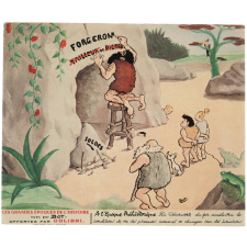 Buvard publicitaire. A l'époque préhistorique. Colibri.