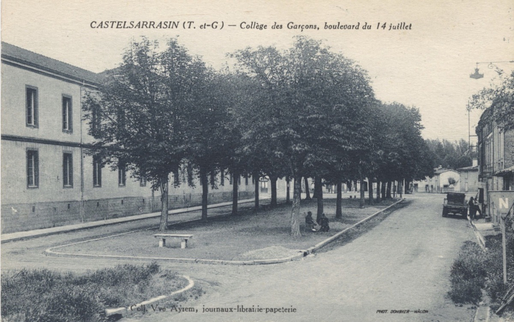 Castelsarrasin (T.-&-G.) - Collège des Garçons, boulevard du 14 juillet.