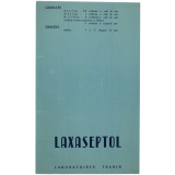 Buvard publicitaire. Laxaseptol.
