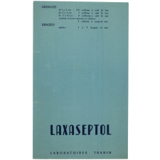 Buvard publicitaire. Laxaseptol.