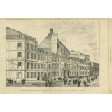Le nouveau lycée de Bordeaux, façade sur le cours des Fossés.