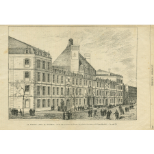 Le nouveau lycée de Bordeaux, façade sur le cours des Fossés.