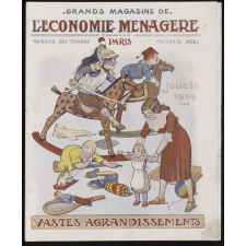Grands magasins de L'Économie Ménagère, Paris. Jouets 1914.