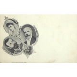 Nicolas II - Alexandra Feod. - E. Loubet.