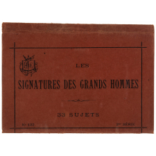 Bons points géographiques. Signatures des grands hommes