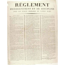 Règlement d'enseignement et de discipline pour les écoles primaires du canton d'Aix.
