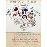 Comparaisons du ravitaillement en janvier 1939 et en janvier 1941.