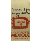 Mexique - L'architecture - L'enseignement - Conférence et film.