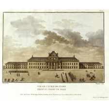 Vue de l'Ecole Militaire prise du Champ de Mars.