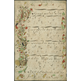 Calligraphie néerlandaise. 