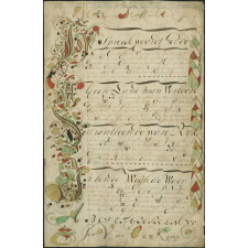 Calligraphie néerlandaise.