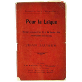 Pour la laïque. Discours prononcé les 21 et 24 Janvier 1910 à la Chambre des Députés.