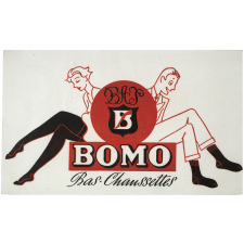 Buvard publicitaire. Bomo. Bas-Chaussettes.